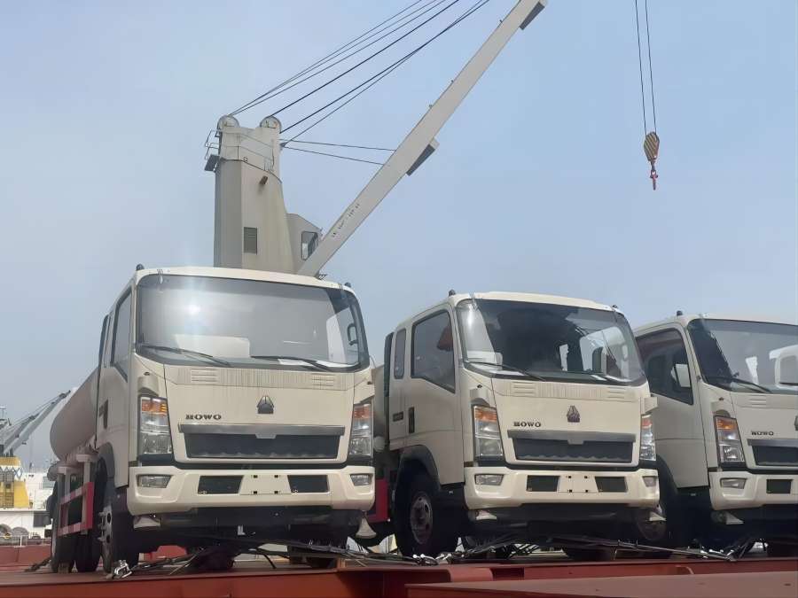 5 units howo water truck to Congo