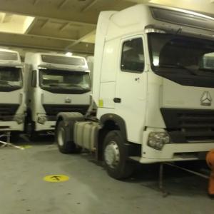 8 units Howo A7 tractor truck to Zimbabwe Customer