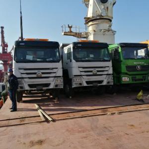 15 units Howo tractor truck loaded on the ship for the Congo Customer