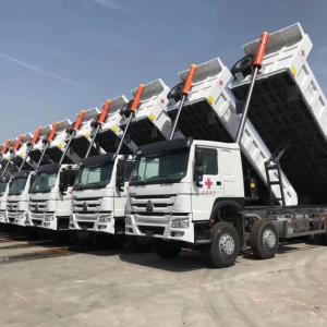 10 units howo dump truck loaded on the ship for Congo Customer