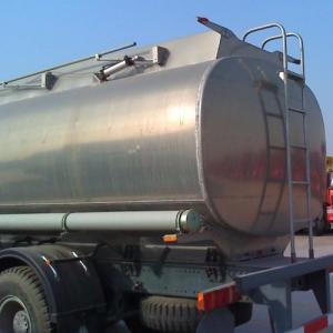 3 axles aluminum tanker tank semi trailer