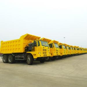 Sinotruck Mining trucks in our factory