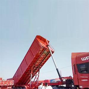 Sinotruck howo Detailed explanation of the lifting method of tipper truck