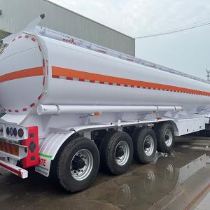 4-Axle 45,000Liter Aluminum Tank Trailer Shipped to Senegal
