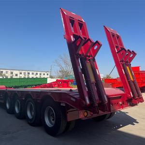 Export of HOWO 4-Axle 80-Ton Lowbed Semi-Trailers to Niger