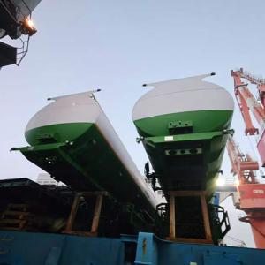 Two Shacman F3000 Tractor Trucks and Two Fuel Tank Trailers Loaded on Vessel Bound for Abidjan Port