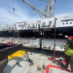 6units 3-Axle Low Flatbed Semi-Trailers were Shipped to Guinea.