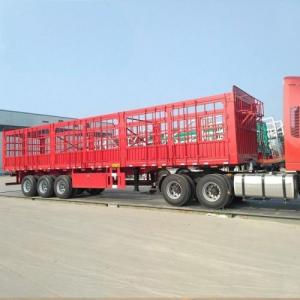 3 Axles 50 Tons Side Wall Fence Trailer