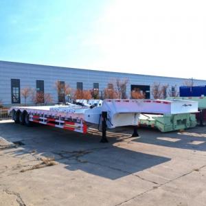 3 Axles 70tons Gooseneck Low Bed Trailer