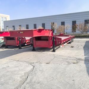 3 Axles 80 Tons Excavator Lowboy Trailer