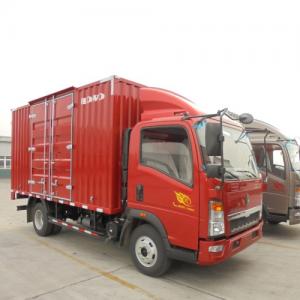 Howo 5Tons 8tons Light Cargo Box Truck 