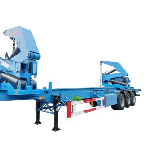 Howo Side Lifter Crane Trailer Side Load Port Container Semi Trailer