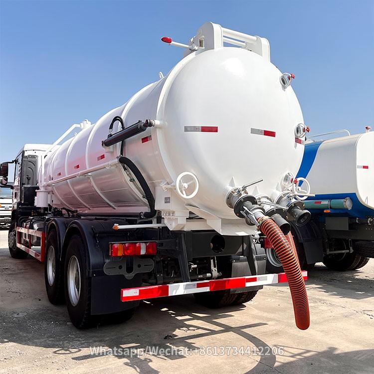 Sinotruk Howo Tx Heavy Duty 6x4 10wheeler Sewage Suction Truck