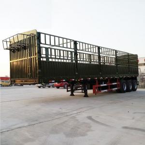 Tri Axles 40 Tons Drop Side Cargo Trailer